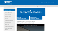 Desktop Screenshot of energywiserewards.atlanticcityelectric.com