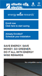 Mobile Screenshot of energywiserewards.atlanticcityelectric.com